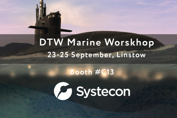 Submarine is travelling in the sea, Meet Systecon at DTW Marine Workshop in Linstow, Booth C13