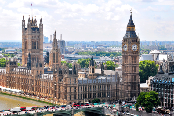 London city view, Big ben