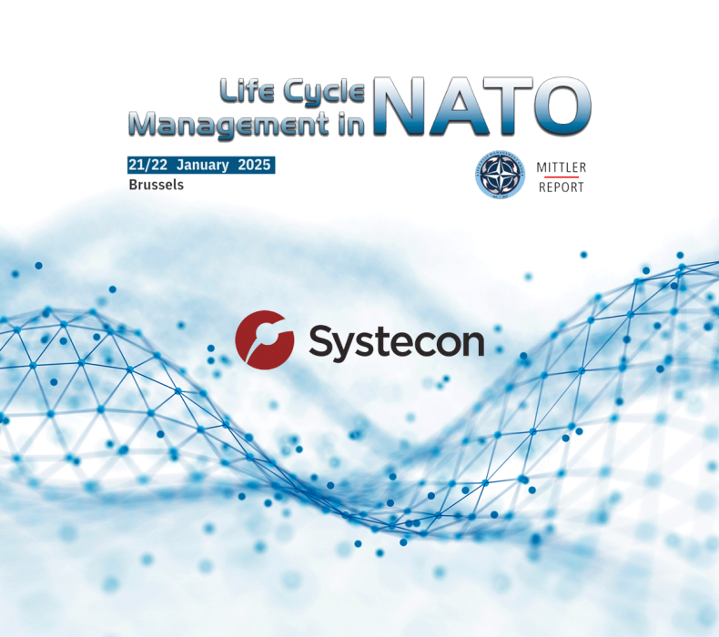 NATO LCM Conference and Systecon logos