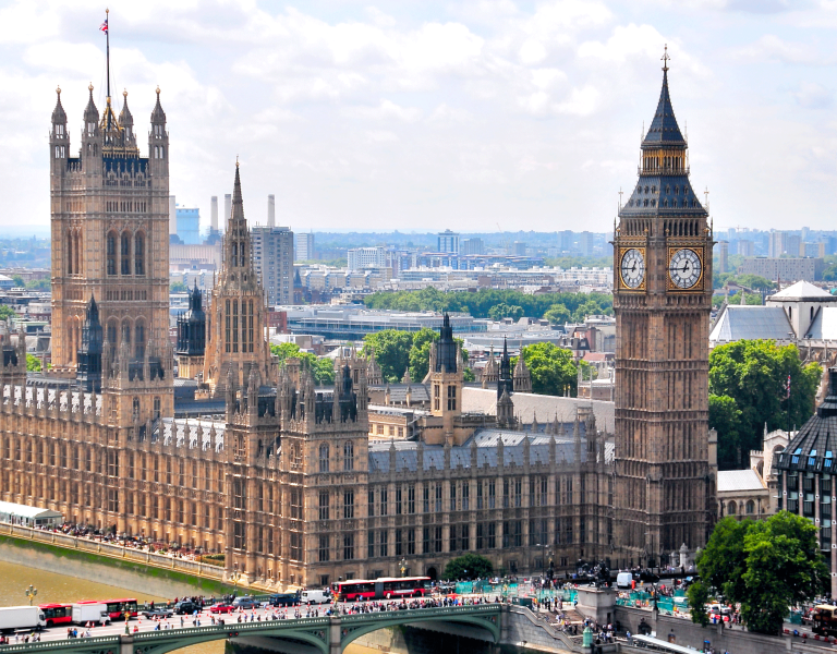 London city view, Big ben